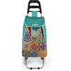 Excelsa Trinacria Carrello Porta Spesa, Capacità 38 L, Sacca Rimovibile, Idrorepellente