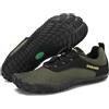SAGUARO Scarpe Barefoot Minimaliste Uomo Donna - Scarpette Scogli per Spiaggia Acqua - Leggere Antiscivolo Traspiranti - con Padelle Larghe e Zero Gocce, Verde Militare, 42 EU