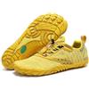 SAGUARO Scarpe Barefoot Minimaliste Uomo Donna - Scarpette Scogli per Spiaggia Acqua - Leggere Antiscivolo Traspiranti - con Padelle Larghe e Zero Gocce, Giallo Burro, 41 EU
