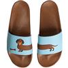 Dedoles Ciabatte Donna e Uomo Bambini Sandali Spiaggia Piscina Design | PVC sicuro, antiscivolo, suola sagomata, spiaggia piscina città, leggero, regalo, patatine fiori volpe lama, sandali estate