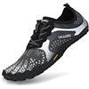 SAGUARO Minimaliste Barefoot Scarpe da Immersione Scoglio Trail Running Camminata Uomo Donna Bianca 45