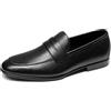 Bruno Marc Mocassini Penny Uomo Pelle Eleganti,Nero,44.5
