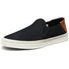 Bruno Marc Mocassino Uomo Slip On in Tela Traspirante,Nero,40