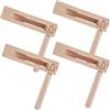 Meanju 4 Pezzi Cricchetti in Legno per Spinning, Cricchetto Rotante inLegno