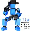 Generico Action Figure - Action Figure Robot Mobile Unico E Versatile, Set Di Di Azioni Stampate In 3D Flessibili E Modificabili, Decorazioni Per Il Desktop, Per La Pittura, Amici, Oggetti Di Scena Per