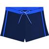 AYESY Pantaloncini da Bagno per Ragazzi, 11-12 Anni Costume da Pantaloncini da Bagno Estivi Blu Strisce Costume Piscina Bambino Facile da Asciugare per 152cm Altezza Ragazzo per Spiaggia Piscina