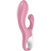 Satisfyer Air Pump Bunny 2 Dildo Vibrator | Con Fusto gonfiabile | Silicone delicato sulla Pelle | Sex Toy per Donne | 12 Modalità di Vibrazione | Vibratore a Onde di Pressione Sex Toys