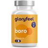 Gloryfeel Boro Integratore, 3,5 mg di Boro Puro per Compressa, 400 Compresse in un più di un anno di Fornitura, Senza Additivi Indesiderati, Altamente Dosato