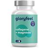 Gloryfeel Collagene + Magnesio, Integratore con Idrolizzato di Collagene 3600 mg e Puro Ossido di Magnesio, per il Benessere di Ossa e Tessuti, 450 Compresse per Oltre 2 Mesi di Scorta, Qualità Testata
