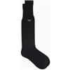 Emporio Armani Calze Lunghe Uomo Dressy Cotone Scozia Nero, L, Bellezza nera, L