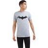 DC Comics Men's Batman - Bat Logo Regular Fit Crew Neck Short Sleeve T - Shirt, Grey (Grey Heather Hgy), XX-Large (Manufacturer Size:XX-Large)