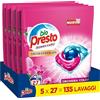 Bio Presto Power Caps Color, Detersivo Lavatrice Predosato In Capsule, Confezione Da 135 Lavaggi