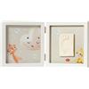 Tiny Love Cornice Foto, Cornice Impronte Neonato, Impronta Mani e Piedi Neonati, Kit impronte neonato, Testato Dermatologicamente, Idea Regalo Neonato, Regalo Nascita, Tiny Creations, colore Bianco