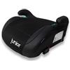 PETEX Seggiolino auto con Isofix Max Plus, i-Size ECE R129, ca. 7-12 anni, per statura da 125 a 150 cm, rialzo del sedile, nero