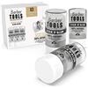 BARBER TOOLS Set di 3 Sticks Deodoranti 60gr - Pietra di allume - 100% naturale - Senza parabeni né cloridrato di alluminio/Efficace contro i tagli da rasatura - BARBER TOOLS -
