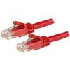 StarTech Cavo Ethernet Cat6 Antigroviglio 1m, 100W PoE, Rosso (N6PATC1MRD)