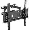 Muchen Supporto TV A Parete Inclinabile Supporto TV Inclinabile Per Monitor TV Piatto E Curvo Da 26-55 Pollici Fino A 30 kg Max.VESA 400x400mm
