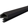 cyclingcolors Guarnizione per porte e finestre 10mm x 5,5mm nero gomma termoplastica striscia flessibile isolamento (lunghezza 2mm)