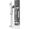 EISL WELLY DX6051CSB - Doccetta con tubo e supporto, inclusa guarnizione per risparmio d'acqua, soffione doccia con tubo, cromato