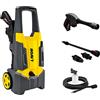 Lavor Idropulitrice Ad Acqua Fredda Dive Plus 130 Pressione Massima 130 Bar, Portata Massima 390 Litri Ora, Motore 1800 Watt, Giallo