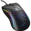 GLORIOUS Gaming Model D 2 Mouse da Gaming Wired - ergonomico, superleggero 58 g, sensore Ottico 26.000, 6 Tasti programmabili, Ciclo di Vita 80 Milioni di clic, sparatutto, MMO, MOBA - Nero
