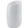 GEDY G-Iside Portaspazzolini Bianco, Misure e Peso Prodotto: 13X8X8,2 CM & 0,41 kg, Realizzato in Resina e Sabbia, Porta Spazzolini Bagno Design di R&S Gedy, 2 Anni di Garanzia