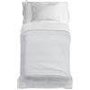 PENSIERI DELICATI Copriletto 170 x 280 cm, Telo Singolo 100% Cotone Pique, Ideale Come Telo Arredo, Coperta Salva Letto 1 Piazza, Fantasia Dublino Grigio, 100% Made in Italy