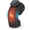 COMFIER Massaggiatore Ginocchio Wireless, Scalda Ginocchia con Riscaldamento al Grafene e Vibrazione, 5 Modalità e 3 Livelli di Intensità, Fascia Riscaldante per Ginocchio, Regalo per Mamma e Papà