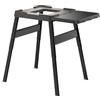Ninja Woodfire Supporto Regolabile e Tavolino Laterale, Ripiano Forno da Esterno Griglia BBQ Ninja Woodfire, Tavolo Carichi Pesanti, Supporto Forno per Pizza, Nero, 4718J800EU