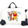 Disney Joumma Disney Winnieh The Pooh Valigia per bambini Bianco 45 x 31 x 20 cm Rigida ABS 24,6 L 1,8 kg 4 ruote Bagagli Mano, bianco, Valigia per bambini
