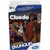 Hasbro Gaming I Gioca Ovunque, Cluedo, Gioco da Tavolo Portatile da Viaggio, Per Bambini e Bambine da 8 Anni in Su, da 3 a 6 Giocatori, Multiplayer Compatto, Versione in Italiano