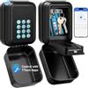 ENONEO Cassetta di Sicurezza per Chiavi Esterno Impermiabile | Diritti di Accesso+Multi-Password | Elettronica Cassetta Sicurezza Chiavi Self Check IN Bluetooth Cassaforte per Chiave con Codice