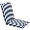 Flamingueo Sdraio Pieghevole - Lettino Prendisole - Per Spiaggia e Piscina - Reclinabile in 5 posizioni - Maniglie tipo zaino - Resistente all'acqua - Tessuto in Poliestere - Blu Navy - 104x46x9cm
