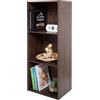 Iris Ohyama, Mobile contenitore/Scaffale portaoggetti/Mobili per ufficio/Organizzatore per ufficio/Mobili con ripiano, Modulare,Design, Ufficio, Casa - Office Basic Rack - CX-3FN - Marrone