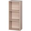 Iris Ohyama, Mobile contenitore/Scaffale portaoggetti/Mobili per ufficio/Organizzatore per ufficio/Mobili con ripiano, Modulare,Design, Ufficio, Casa - Office Basic Rack - CX-3FN - Marrone chiaro