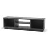 Iris Ohyama, Porta TV/Mobile TV/TV Supporto in legno/Porta TV con ripiani aperti/Porta TV per TV da 65 pollici, Legno massello, Ufficio, Soggiorno - TV Cabinet Standard OTS-150S - Quercia nera