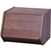 Iris Ohyama, Scaffale, Contenitore in legno, Credenza, 1 anta pieghevole, Versatile, Impilabile, Robusto, Ufficio, Camera da letto, Soggiorno - Stack Box STB-400D - Marrone