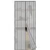 Sekey 140x240 cm Zanzariera Magnetica per Porta, anti Insetti, per Legno, Ferro, Porte in Alluminio, Facile da Installare, Non è Necessario Praticare Fori, Apertura e Chiusura Silenziosa, Grigio