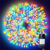 ARKOCHIC 35M Luci Natale Esterno, 300 LED Luci Albero Di Natale con 8 Modalità, IP65 Impermeabile Multicolore Fatate Catena Luminosa Decorazioni Natalizie Per Esterno E Interno Giardino, Balcone