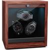 Klarstein Porta Orologi Uomo, Box Carica Batterie per Orologi Automatici, Scatola Orologi, Scatola Porta Orologi con Mantenitore di Carica, Scatola del Tempo per Orologi 4 TDP, 3 Modalità di Rotazione