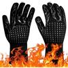 Flintronic Guanti da Barbecue, Guanti da Forno Resistenza, Guanti per Barbecue BBQ, Resistenza al Calore Fino a 800°C, Accessori BBQ per Griglia (1 Paia)