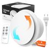 SBONNI Aspiratore Bagno 100 mm Reversibile, 6 Velocità, Indicatore Luminoso, Ventola Aspirazione con Telecomando, Memoria Intelligente, IPX4, Estrattore Aria Silenzioso per Bagno WC