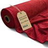Amazinggirl Velluto al Metro Tessuto Morbido 2 m x 140 cm - Stoffa per Cucire Rivestimento Divano Sedie Cuscini Decorazione Patchwork Facile da Lavorare e Resistente Rosso