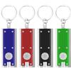 flintronic 4 Pezzi Mini Torcia Portachiavi, Mini Torcia Led, Torcie Tascabile Per Bambini, 12 Lumen Quadrata Portachiavi Torce Luce per Attività All'aperto, Campeggio, Escursionismo