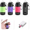 flintronic 4 Pezzi Mini Torcia Portachiavi, 4 Colori Impermeabili Mini Torcia Led, Ricaricabile USB Portachiavi Torcie Luce, Torcie Bambini per Attività All'aperto, Campeggio, Escursionismo, Regalo