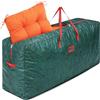 GARPROVM Borsa portaoggetti grande XXL, 476L Borsa per cuscini da giardino, tessuto PP Custodia da imballaggio impermeabile Borsa da trasloco, 165x38x76cm