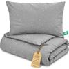 Totsy Baby Trapunta per bambino cotone 90x120 - piumono culla neonato set Imbottitura per piumone 90 x 120 cm con cuscino 40 x 60 cm per ragazzi e ragazze Oeko-Tex Galassia