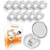 Mobi Lock Magnetiche anti-russamento - Clip nasali in silicone - Soluzione riutilizzabile contro il russamento per chi russa nasale - Goditi una notte di sonno più tranquilla di Mobi Lock (CLIP 12 Pack)
