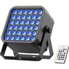 Starlitflow 54W Par LED Batteria RGBWA UV, 5200mAh Ricaricabile 36 LED Luci da Palco con Telecomando, Luci di Scena 4-6 Ore per Esterni Discoteca Matrimoni Bar Spettacolo Halloween Natale