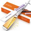Faszin Piastra per Capelli Professionale in Titanio Larga 42mm, Bianco